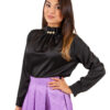 Svilena bluza sa biserima