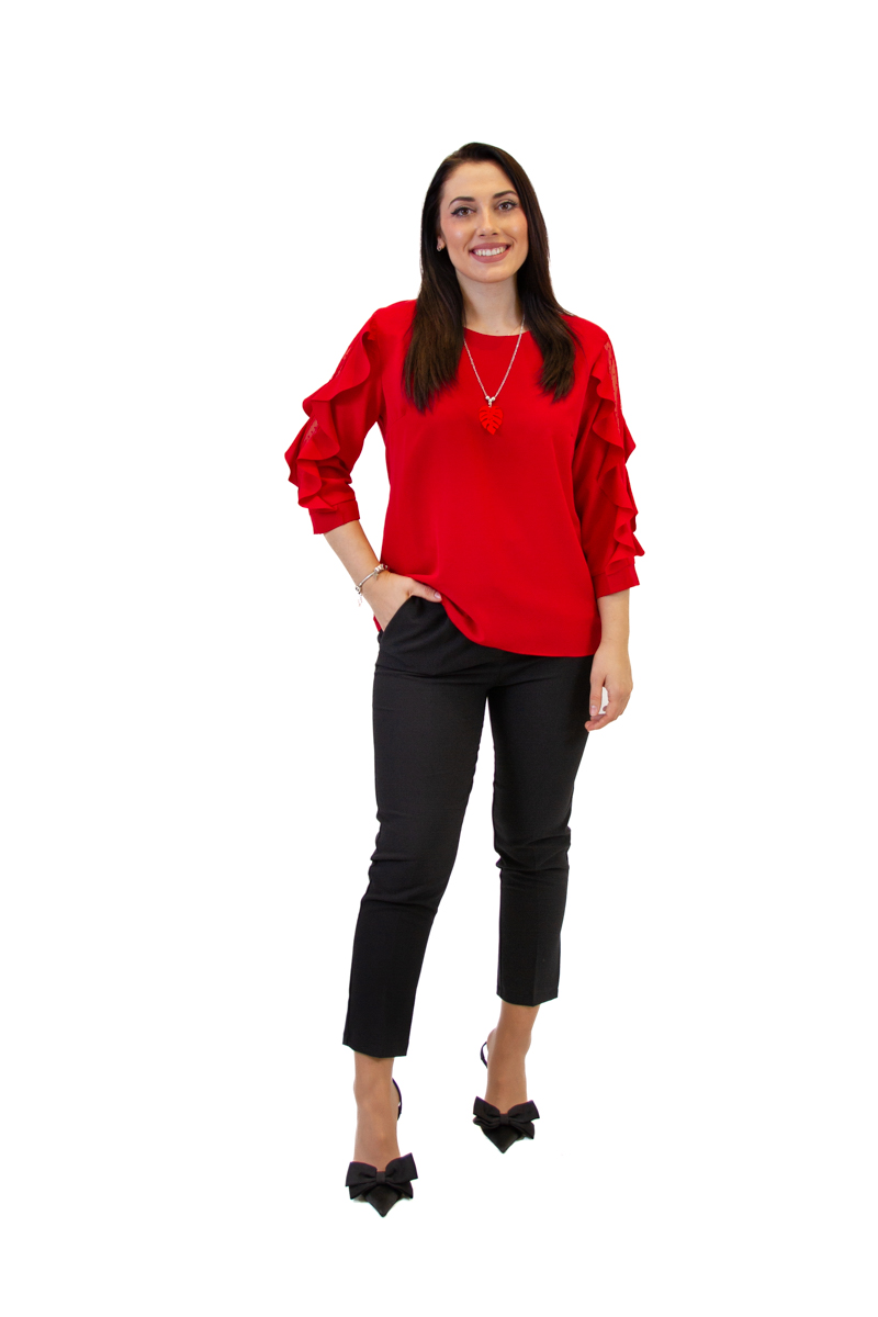 Svilena bluza 3/4 rukav