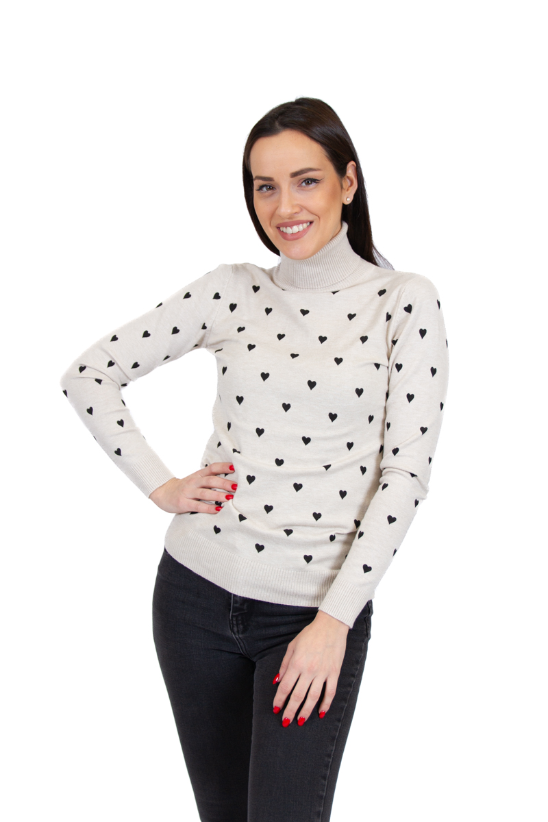 Ženska rolka sa srcima