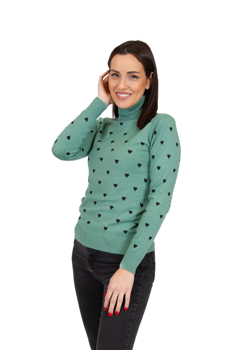 Ženska rolka sa srcima