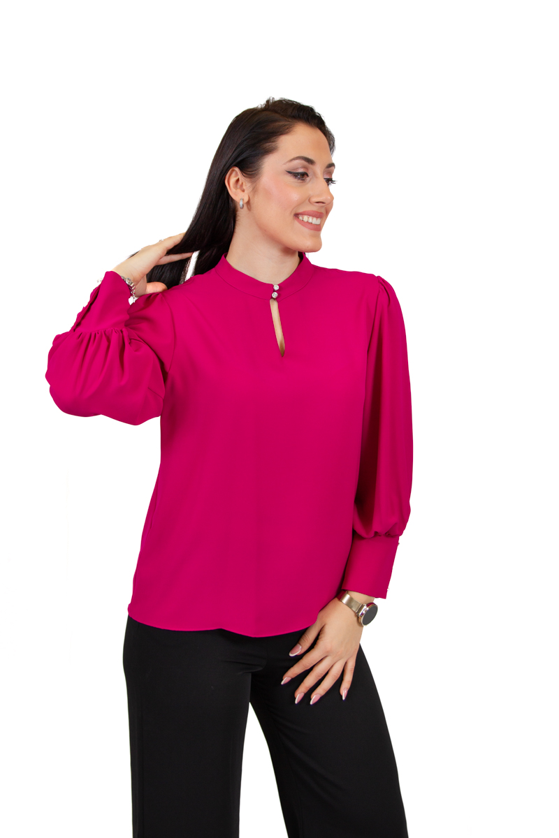 Svilena bluza na dug rukav