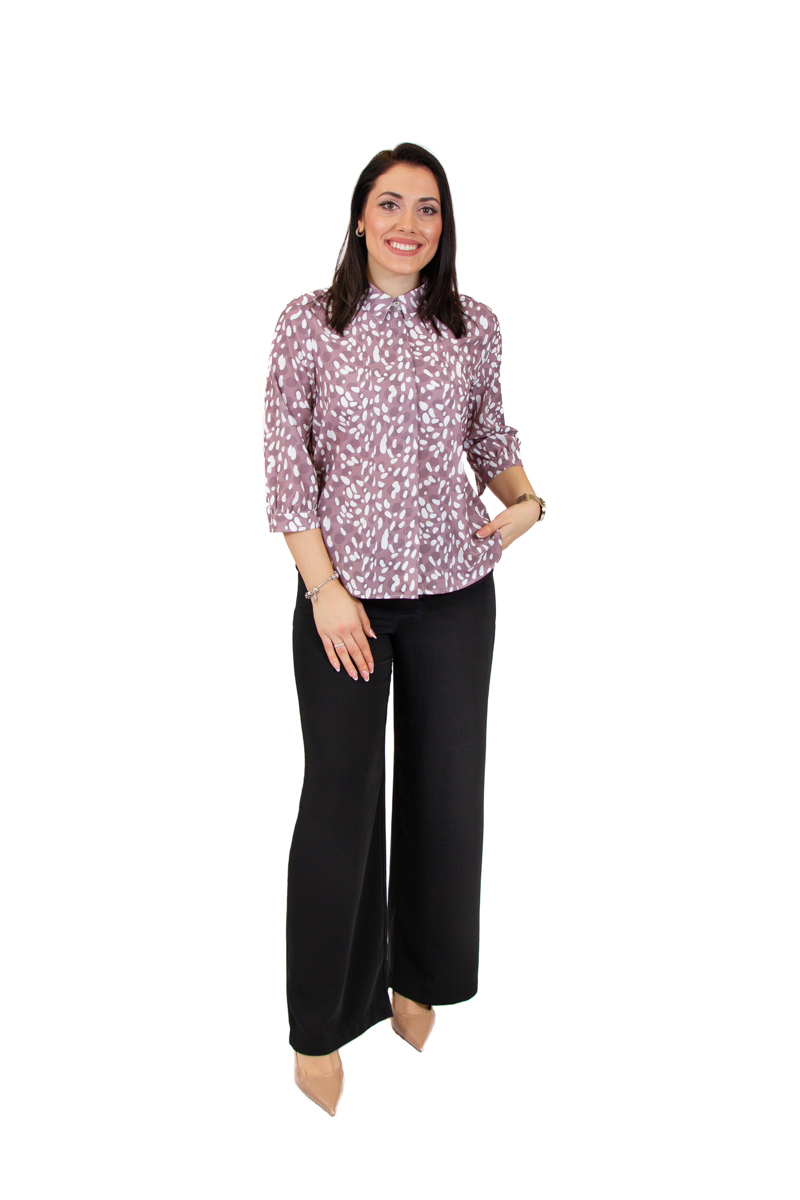 Dezenirana bluza 3/4 rukav