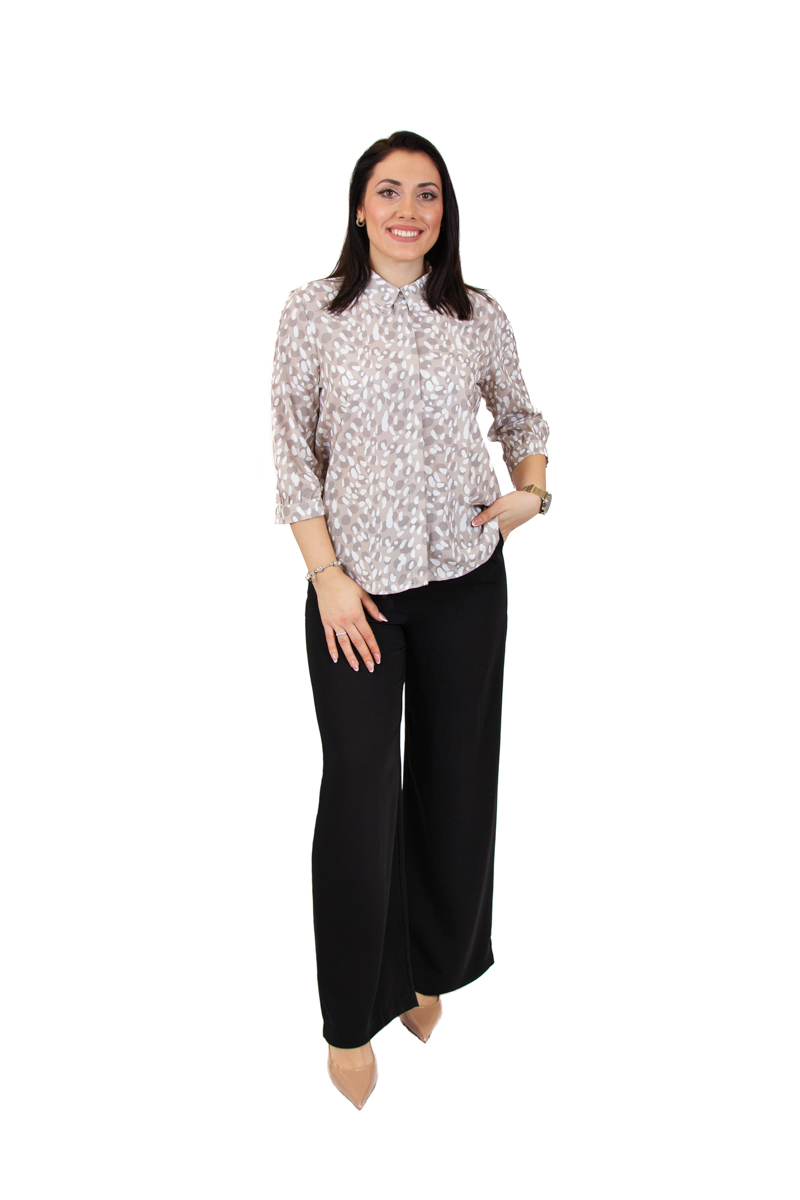 Dezenirana bluza 3/4 rukav