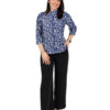 Dezenirana bluza 3/4 rukav