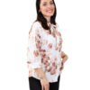 Cvetna bluza sa 3/4 rukavima