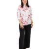 Cvetna bluza sa 3/4 rukavima