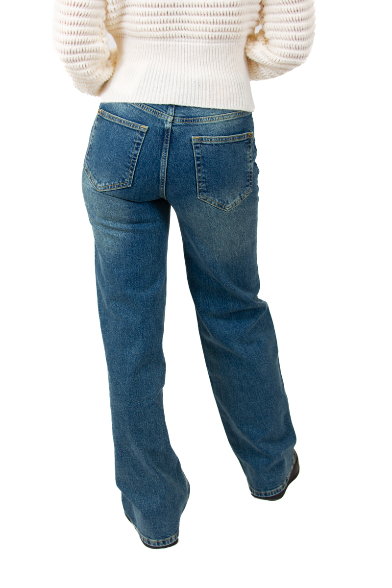 What's Up farmerke sa širokim nogavicama